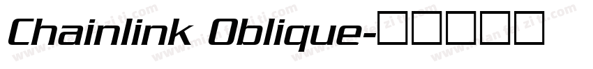 Chainlink Oblique字体转换